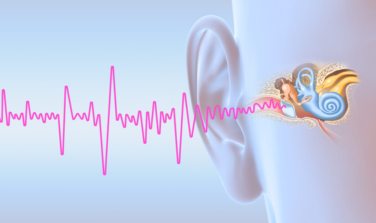 Tinnitus is characterised by hearing unwanted sounds, like ringing or buzzing. By Axel_Kock/Shutterstock