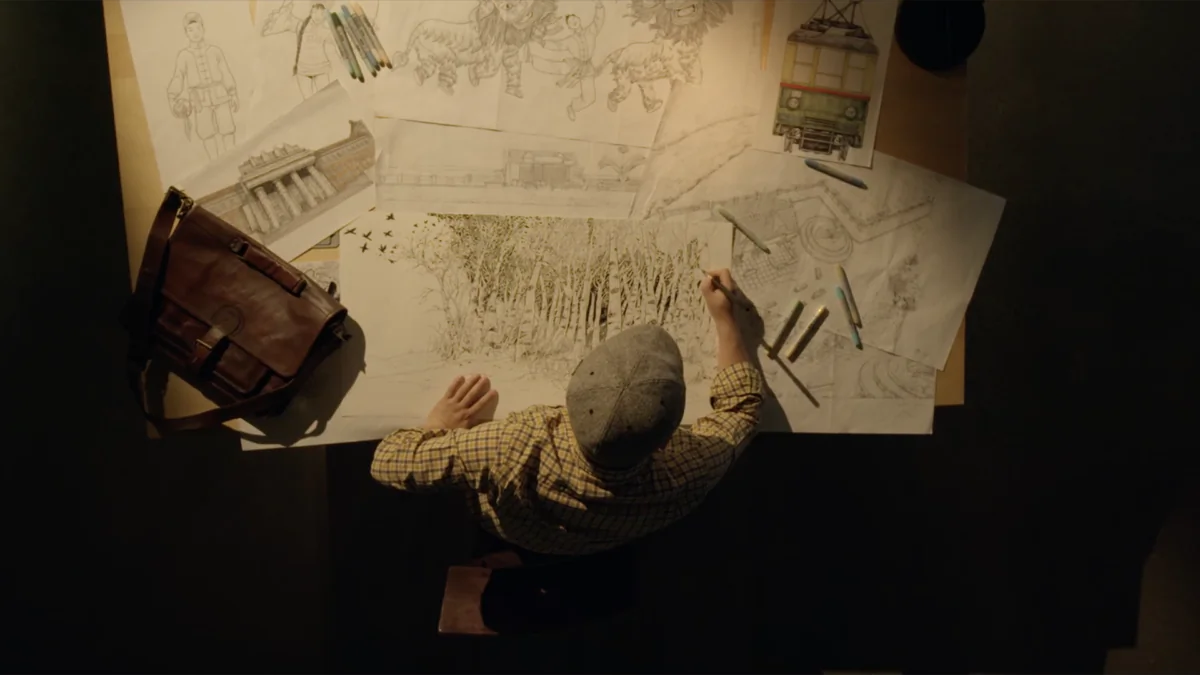 Artist Daxiong in a still of the "Eternal Spring" documentary, which tells the story of a group of Chinese expatriates who brought uncensored news to China and the aftermath. (Courtesy of Lofty Sky Pictures)