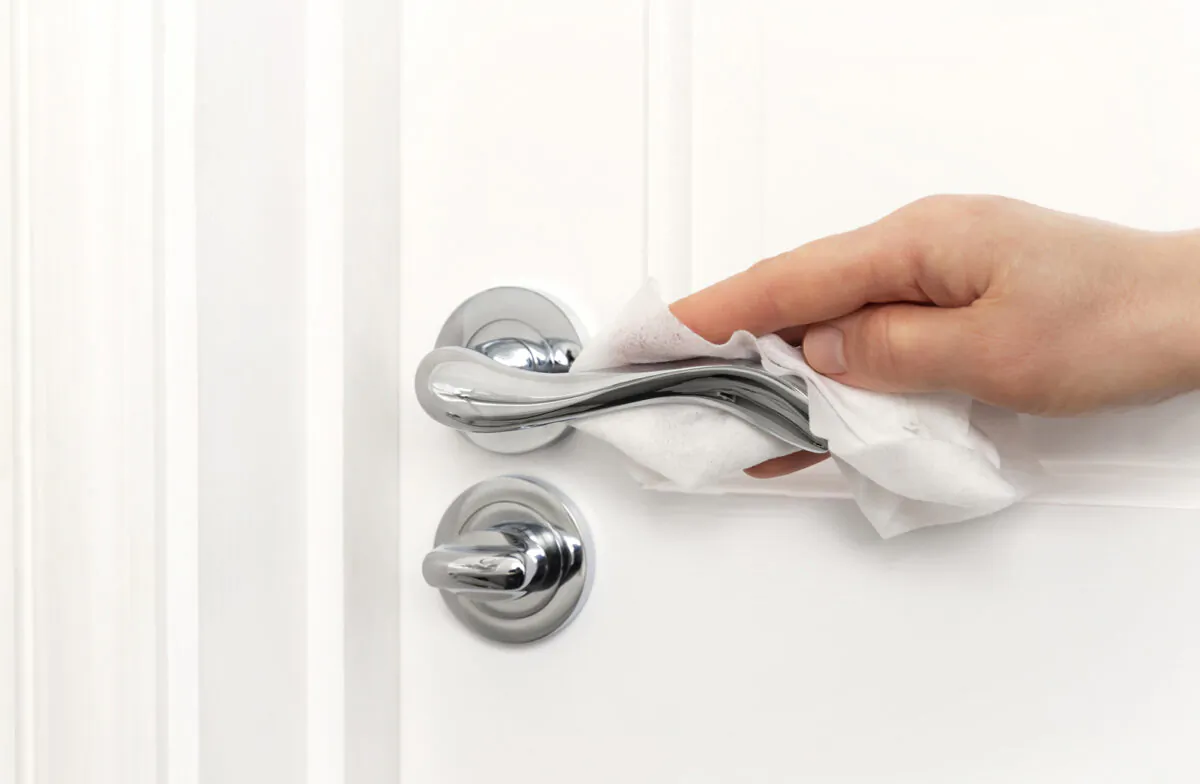 Door handles and water fixtures often get missed during regular cleaning, so scrub them down during a deep spring cleaning. (Dreamstime/TNS)