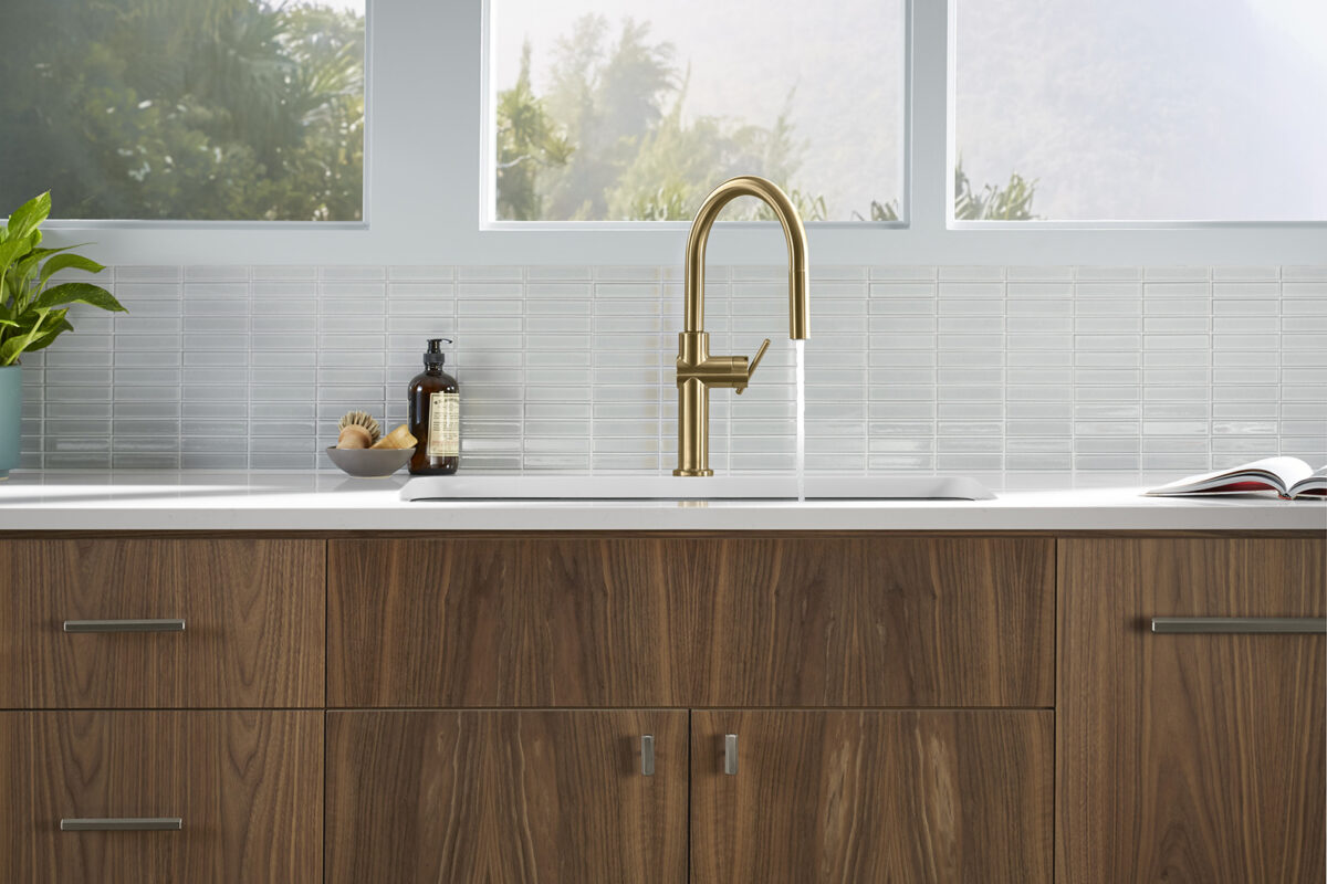 Ever since the pullout and pull-down-style kitchen faucets became popular, spray head technology has really taken off. (Kohler/TNS)