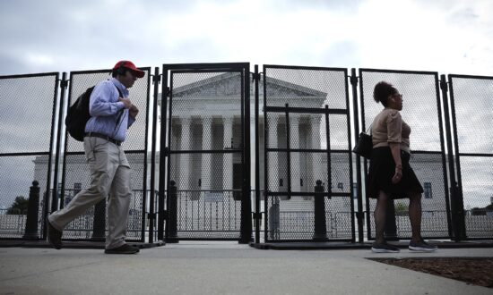 Fence Erected Around Supreme Court Amid Abortion Protests