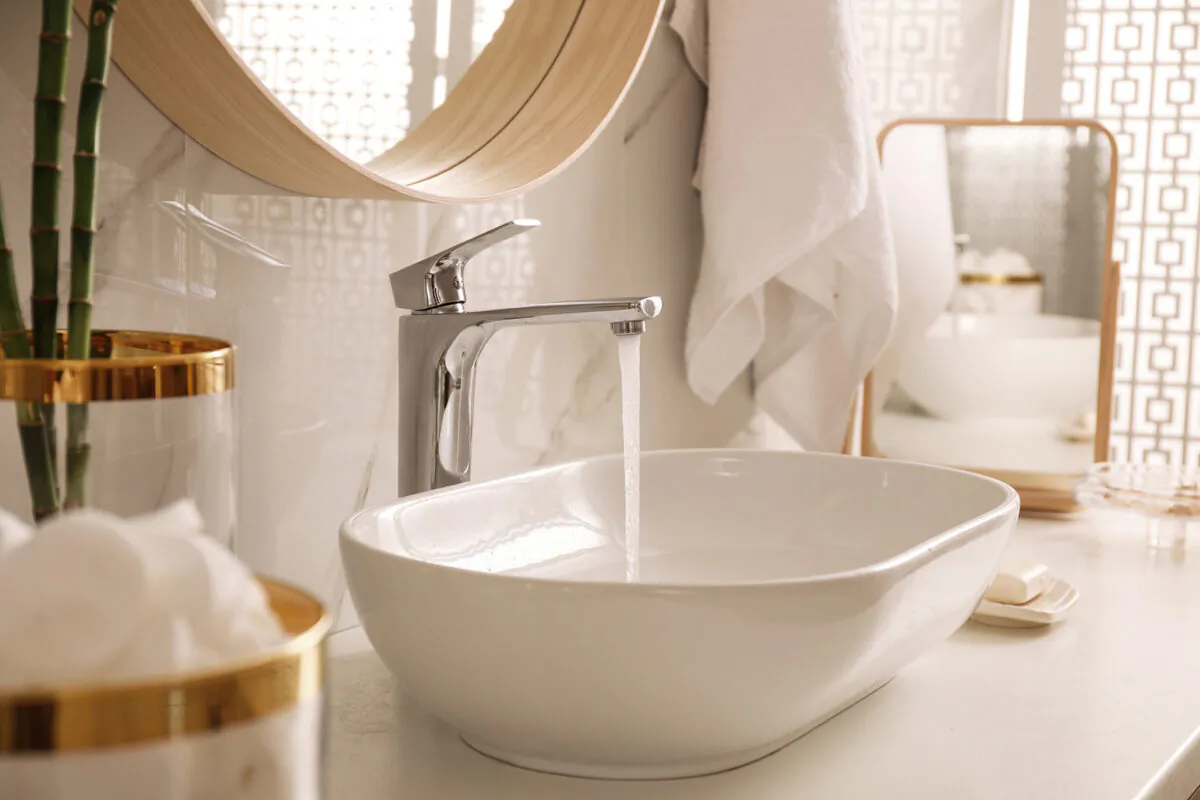 Bathroom sink splashing is a pretty common issue, and sometimes it can be caused by excessive water pressure in the home. (Dreamstime/TNS)