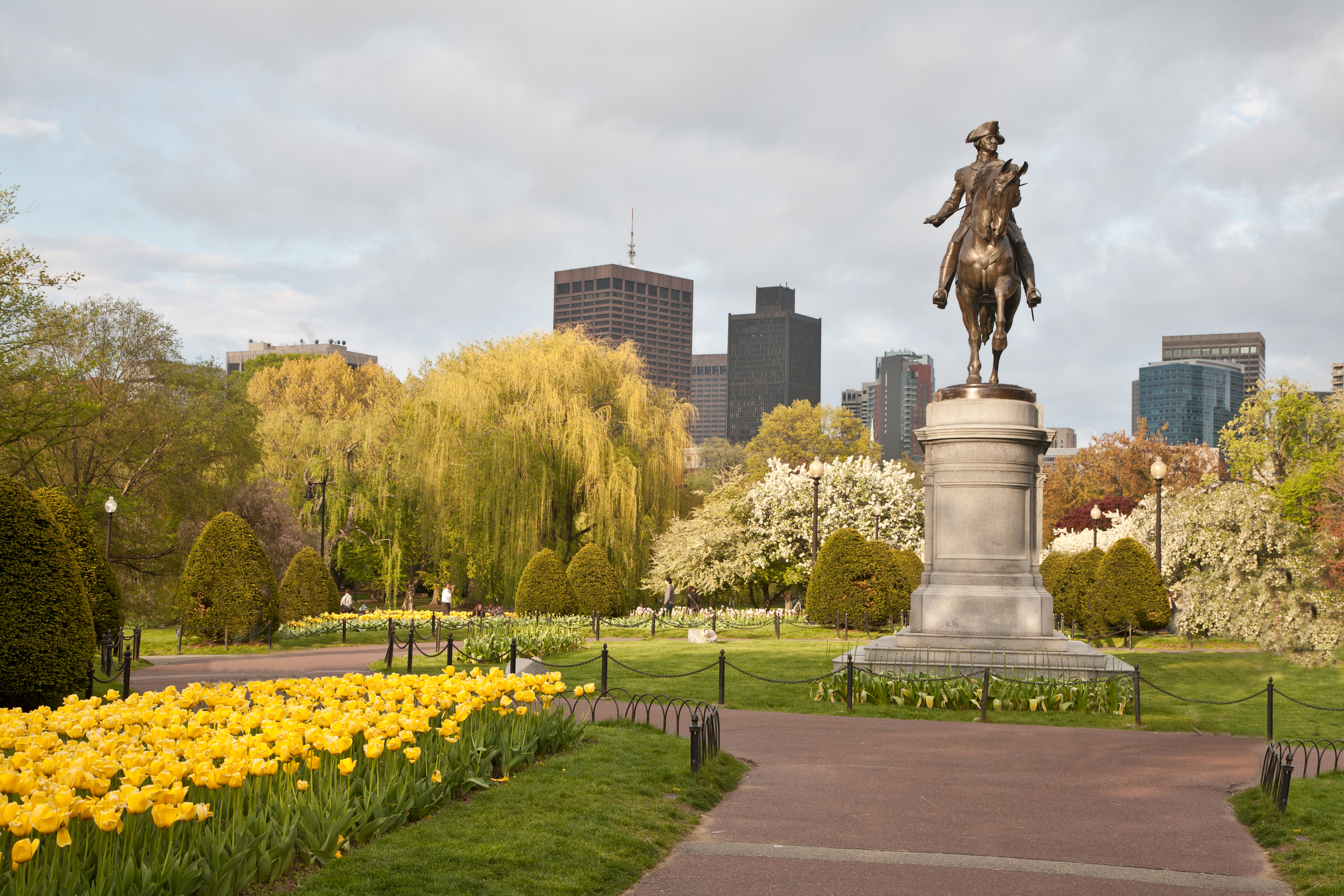 Boston Public Garden.