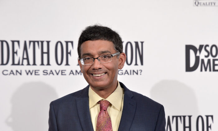 Dinesh D'Souza attends the Washington premiere of his film, "Death of a Nation," at E Street Cinema on Aug. 1, 2018. (Shannon Finney/Getty Images)
