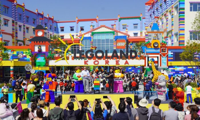 Legoland Korea, the world’s 10th Legoland Park, officially opened in Chuncheon, Gangwon province, on May. 5, 2022. (courtesy Merlin Entertainments)