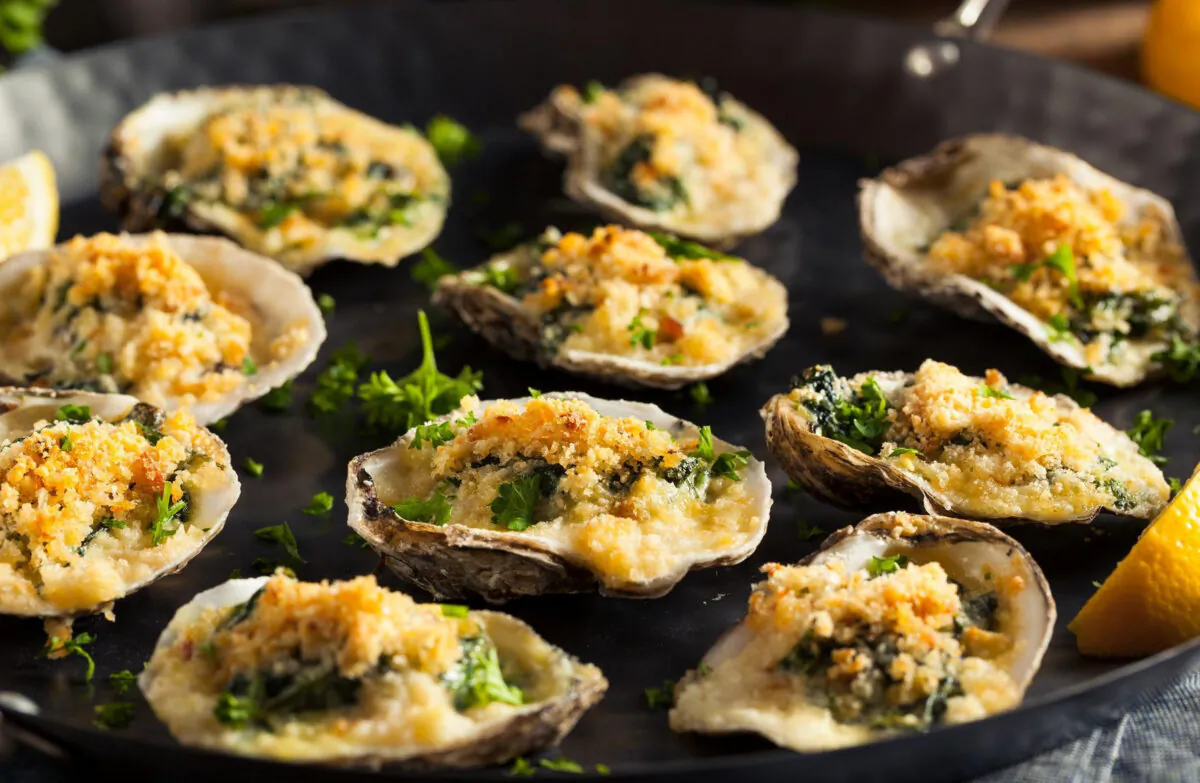 Oysters Rockefeller. (Brent Hofacker/Shutterstock)