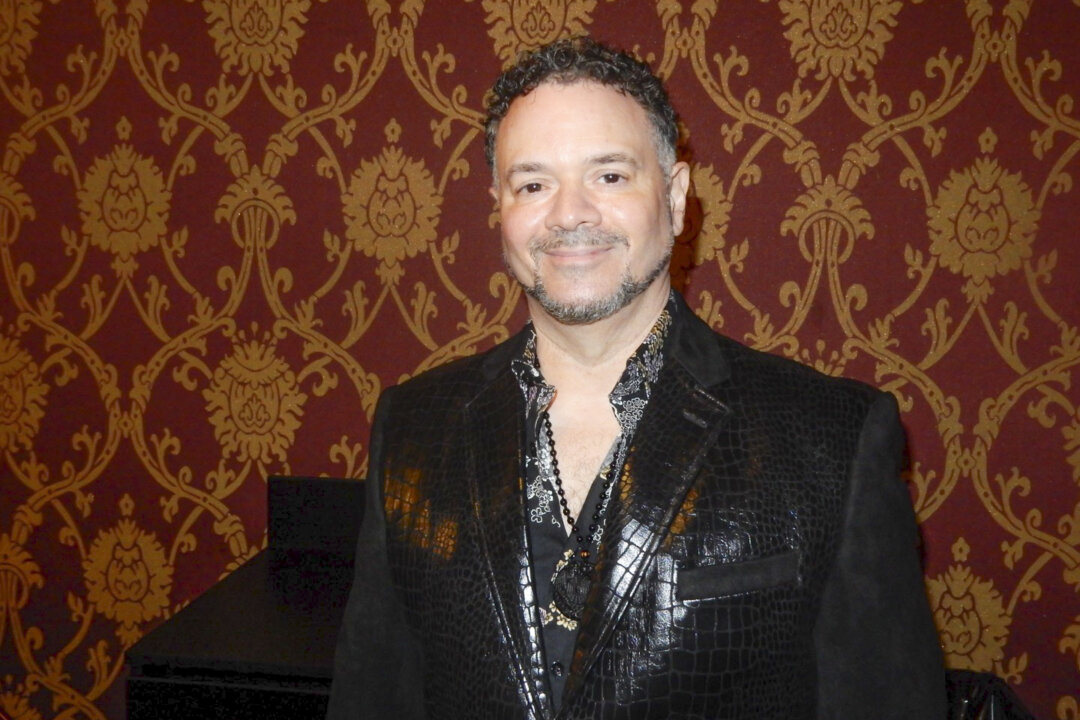 Drummer David Rizza at the May 7 performance of Shen Yun in Providence, Rhode Island. (Wei Yong Zhu/ The Epoch Times)