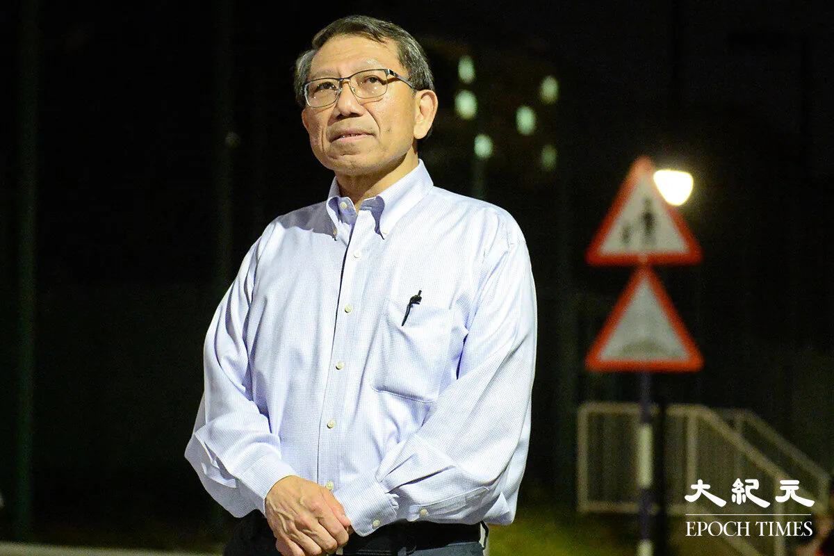 Chinese University of Hong Kong President Tuan Sung-chi was reappointed for another three years on April 27. The establishment questioned his alleged support of students in the 2019 Hong Kong Protests. (Song Bilong / The Epoch Times)