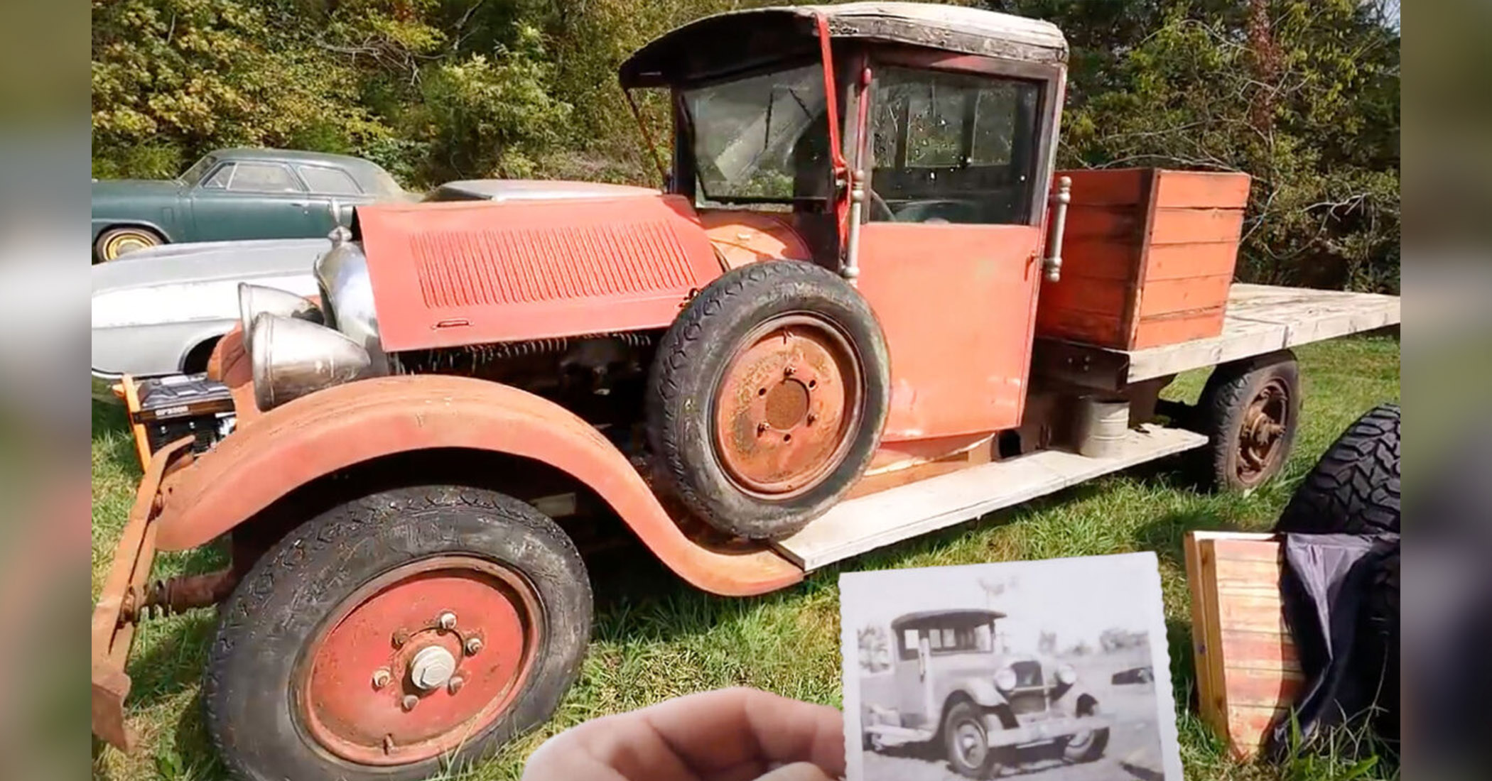 Man Finds 1925 Studebaker Converted Firetruck Forgotten in Garage for Decades, Gets It Running Again - Vimarsana News