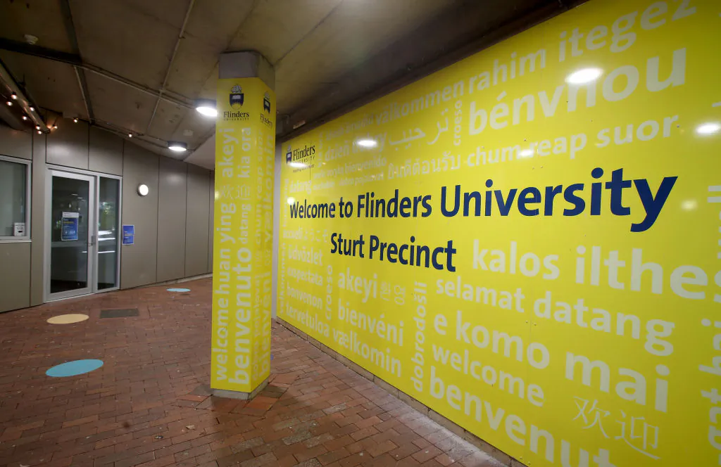 A general view of the Flinders University Sturt campus in Adelaide, South Australia on November 30, 2020 . (Photo by Kelly Barnes/Getty Images)