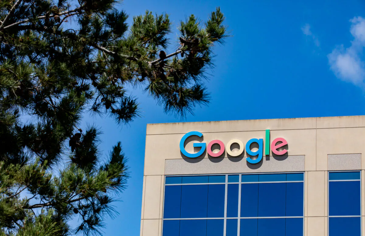 Google offices in Newport Beach, Calif., on May 9, 2022. (John Fredricks/The Epoch Times)