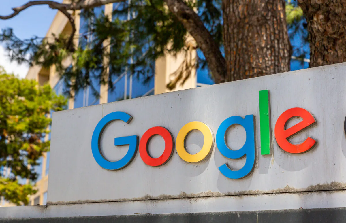 Google offices in Newport Beach, Calif., on May 9, 2022. (John Fredricks/The Epoch Times)
