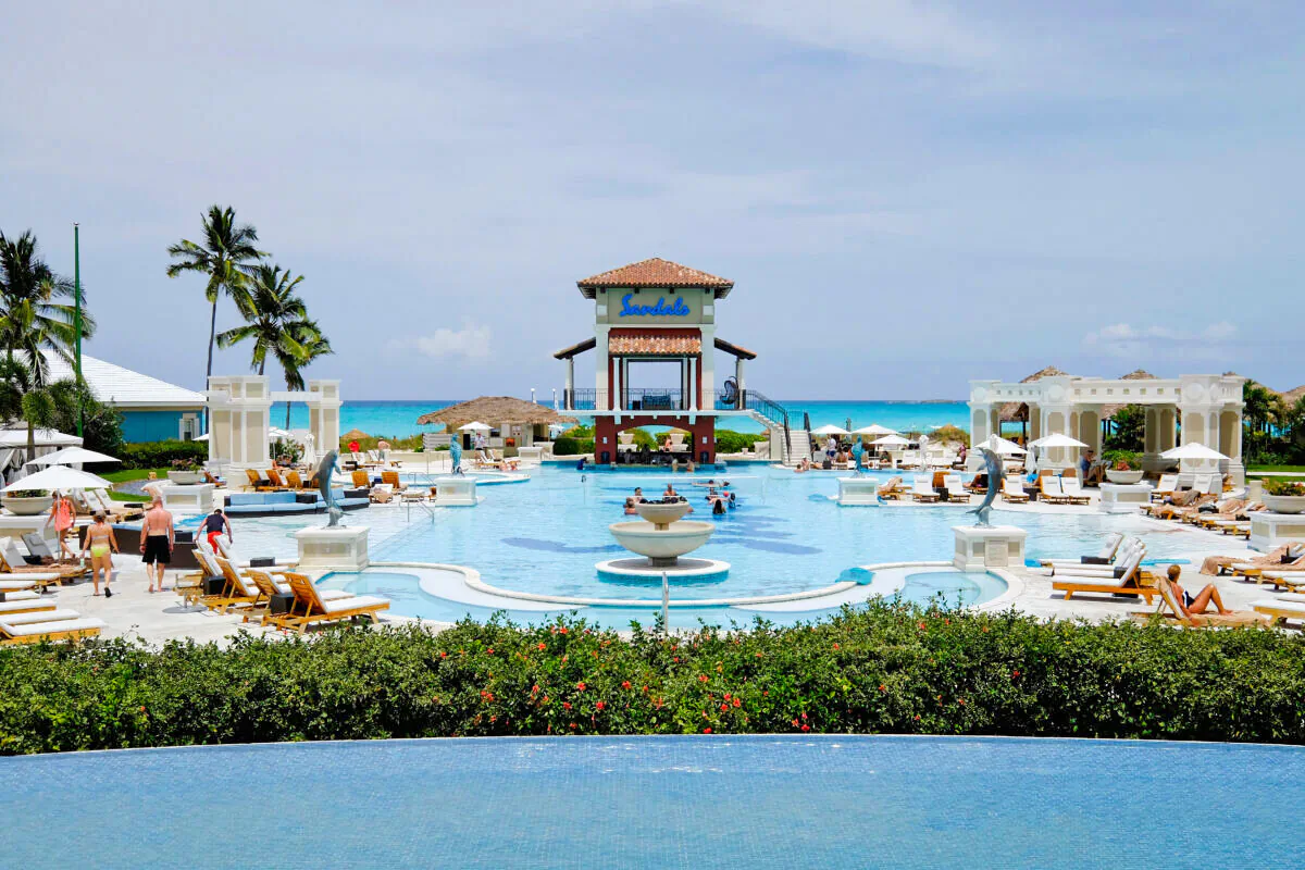 Sandals Emerald Bay Resort in Great Exuma, Bahamas, on June 4, 2016. (Dimitrios Kambouris/Getty Images for Sandals)