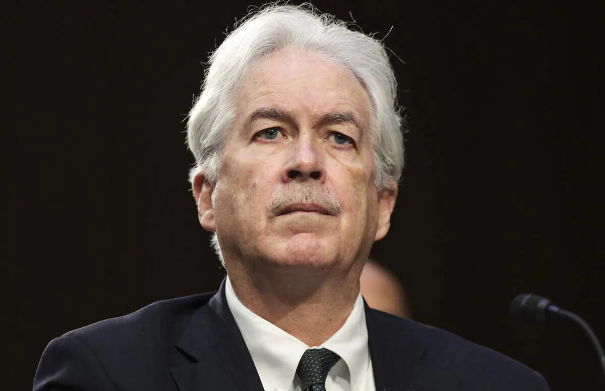 CIA Director William Burns testifies before the Senate Intelligence Committee in Washington on March 10, 2022. (Kevin Dietsch/Getty Images)