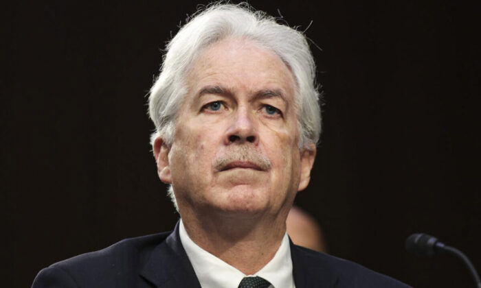 CIA Director William Burns testifies before the Senate Intelligence Committee in Washington, on March 10, 2022. (Kevin Dietsch/Getty Images)