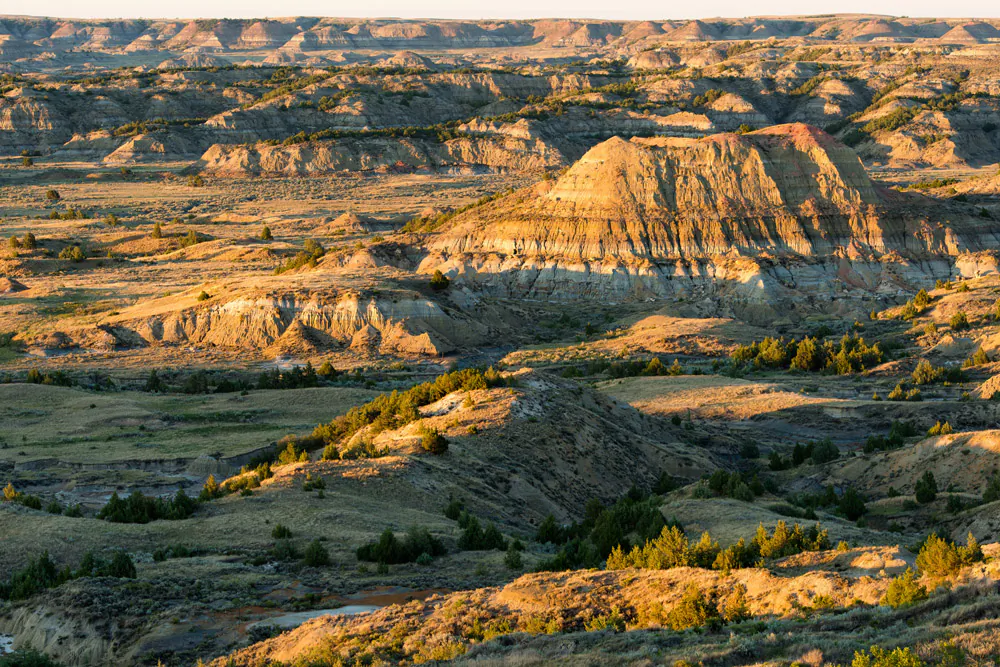 Badlands from the Painted Canyon Overlook in Theodore Roosevelt National Park near Medora, North Dakota. (Nagel Photography/Shutterstock)