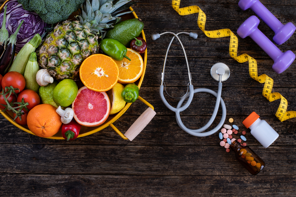 Medicine does not replace good healthy food, and medicine does not make you healthy. (ShutterStock)