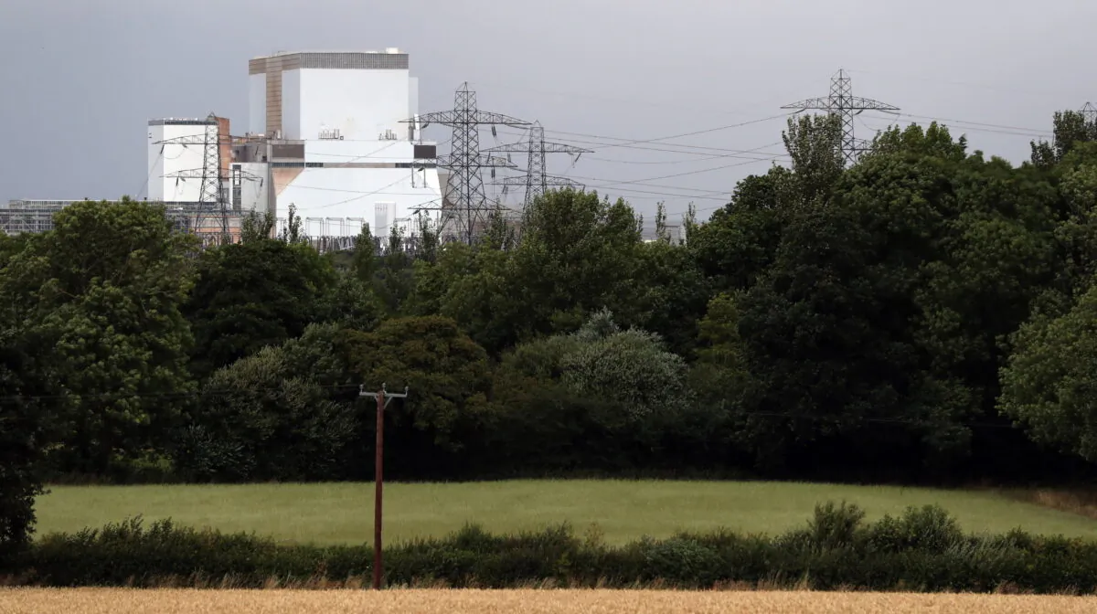 Hinkley Point B power station in Somerset. (Andrew Matthews/PA)