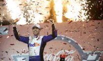 Hamlin Holds Off Busch in OT in Wild Coca-Cola 600