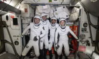 Astronauts Briefing Before the Launch of Crew Dragon to the ISS