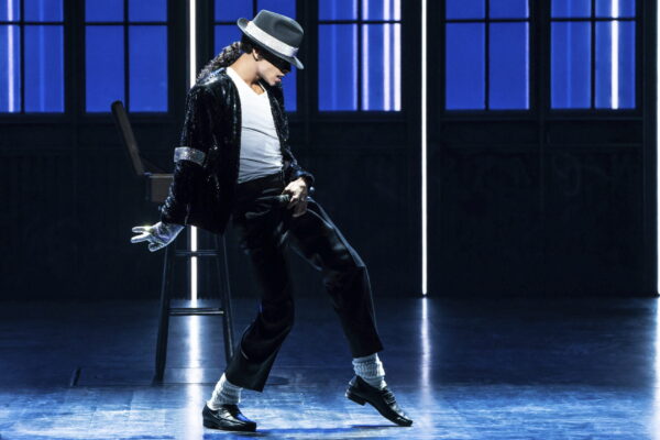 Myles Frost during a performance of the musical "MJ."