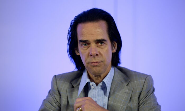 Australian rock musician Nick Cave attends a news conference to promote his concert in Mexico City, on Oct. 1, 2018. (Eduardo Verdugo/AP Photo)