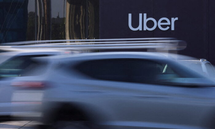 An Uber office is shown in Redondo Beach, Calif., on March 16, 2022. (Mike Blake/Reuters)