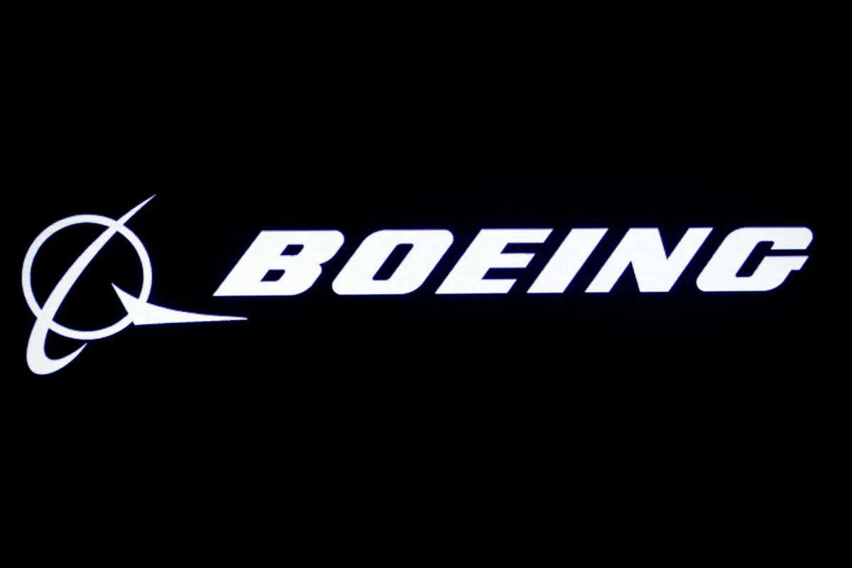 The Boeing logo is displayed on a screen, at the New York Stock Exchange on Aug. 7, 2019. (Brendan McDermid/Reuters)