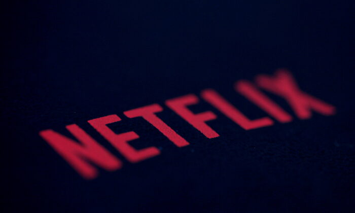 The logo of the Netflix streaming service provider in Paris on Sept.15, 2014.  (Gonzalo Fuentes/Reuters)