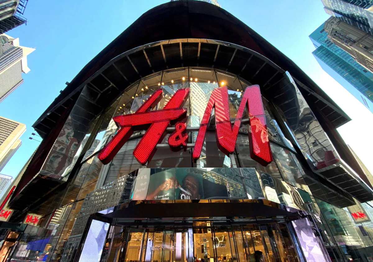 The H&M clothing store in Times Square in Manhattan, New York, on Nov. 15, 2019. (Mike Segar/Reuters)