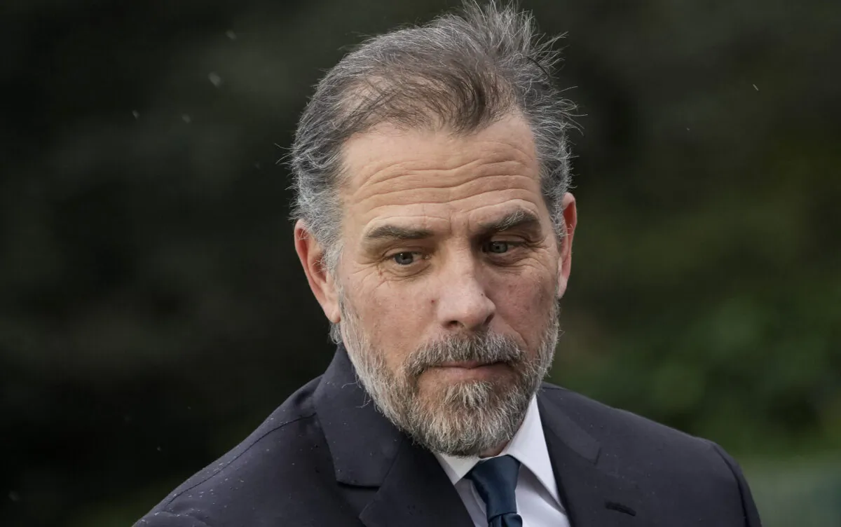 Hunter Biden, son of U.S. President Joe Biden, attends an event at the White House in Washington on April 18, 2022. (Drew Angerer/Getty Images)