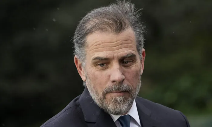 Hunter Biden, son of U.S. President Joe Biden, attends an event at the White House in Washington on April 18, 2022. (Drew Angerer/Getty Images)