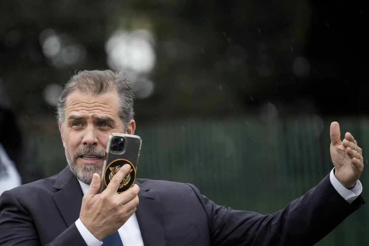 Hunter Biden, son of U.S. President Joe Biden, attends an event at the White House in Washington on April 18, 2022. (Drew Angerer/Getty Images)