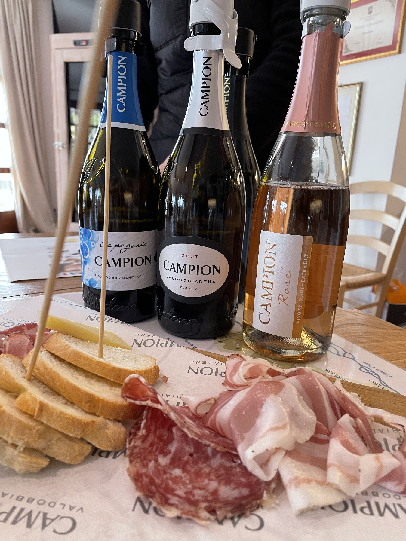 Campion's prosecco production in Valdobbiadene, Italy, is a family affair.