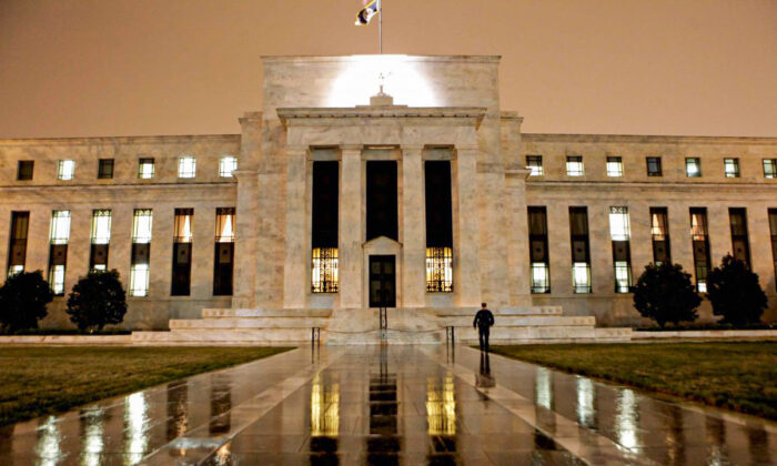 The Federal Reserve Building on Constitution Avenue in Washington on March 27, 2009. (J.  Scott  Applewhite/AP)