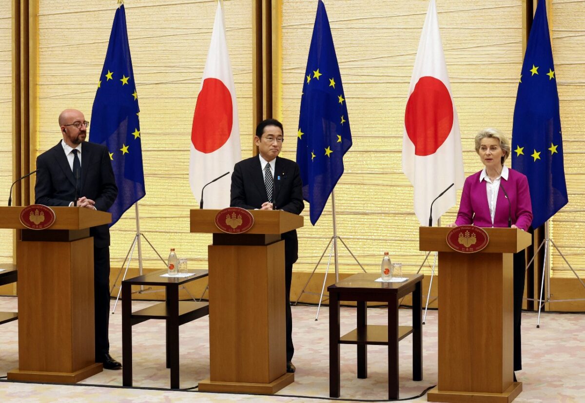 Japan and EU Leaders Announce Digital Partnership Amid Chinese Aggression