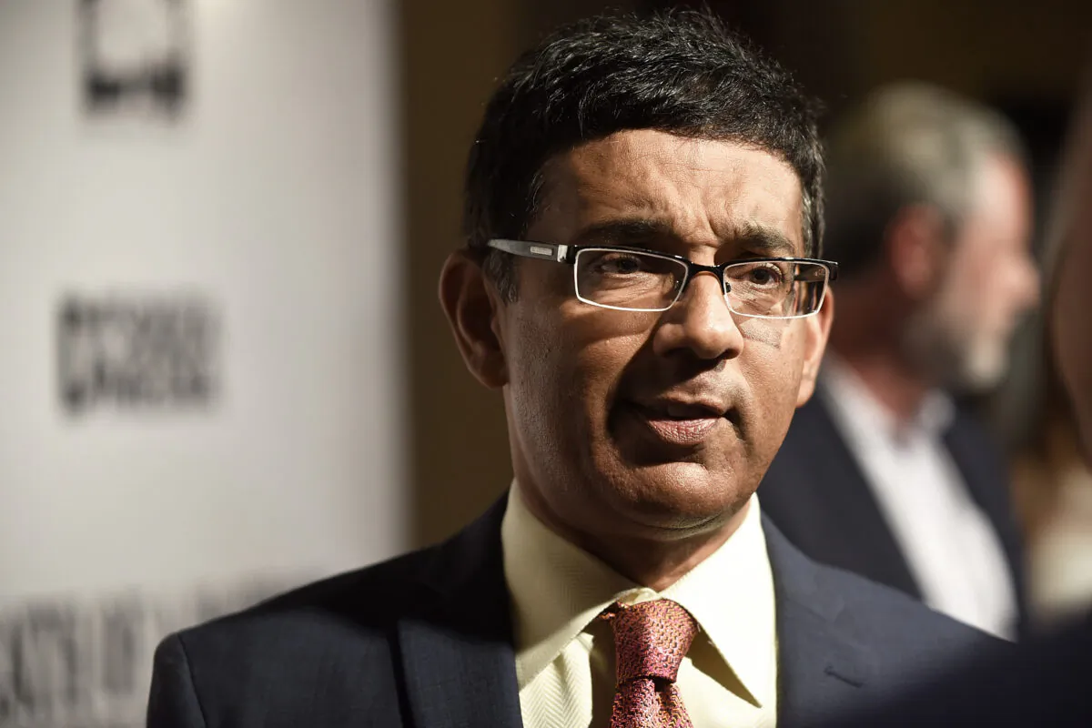 Filmmaker Dinesh D'Souza in Washington on Aug. 1, 2018. (Shannon Finney/Getty Images)