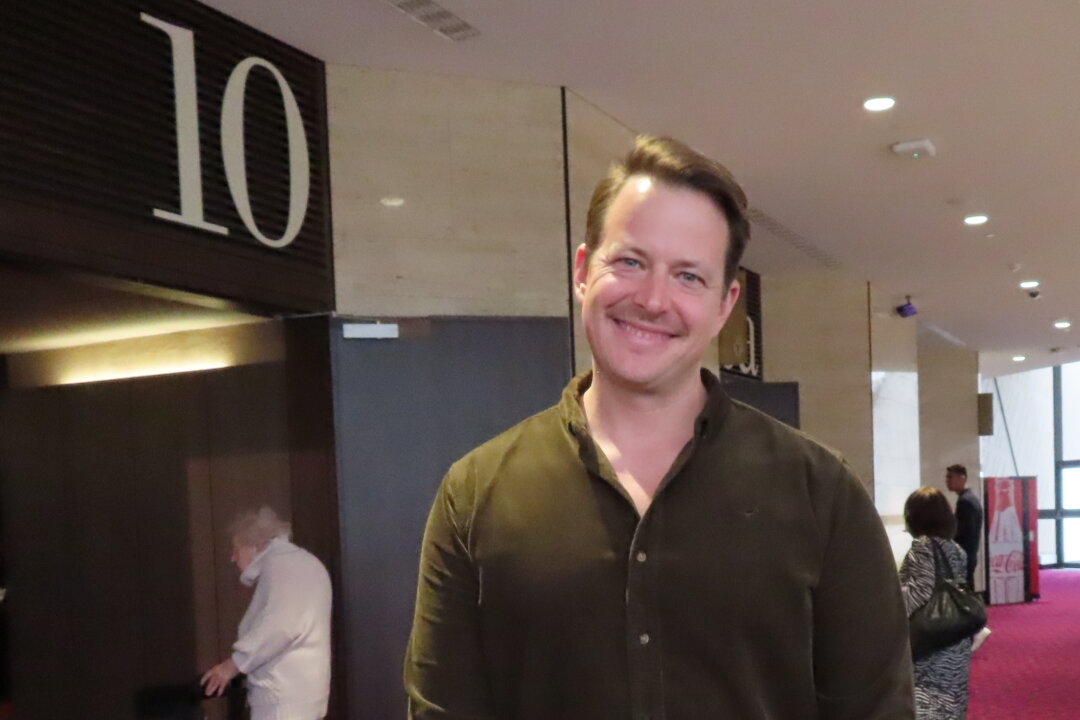 Paul Curran attended Shen Yun Performing Arts at the Adelaide Festival Centre in Adelaide, Australia, on May 15, 2022. (Rachel Qu/The Epoch Times)
