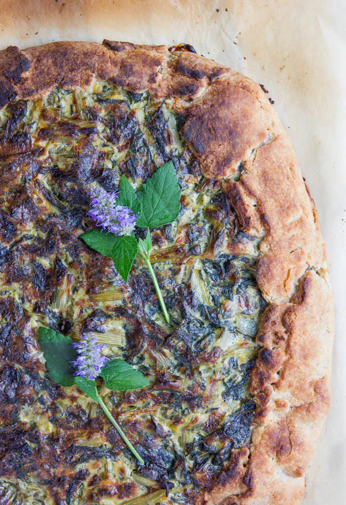 ‘Six Seasons’ Swiss Chard & Leek Crostata