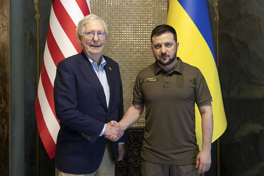 Republican Delegation Led by McConnell Meets Zelenskyy in Kyiv