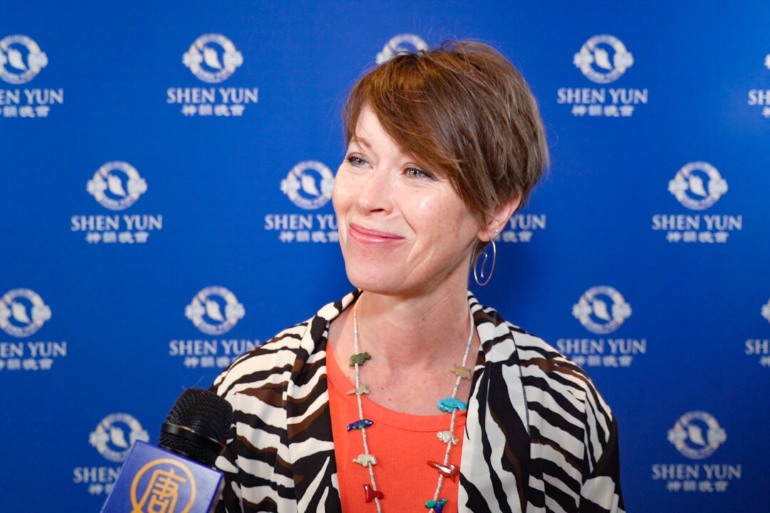 Sabrina Vasquez attended Shen Yun Performing Arts at the Century II Performing Arts & Convention Center (Concert Hall), Wichita, Kan. on April 15, 2022. (NTD)