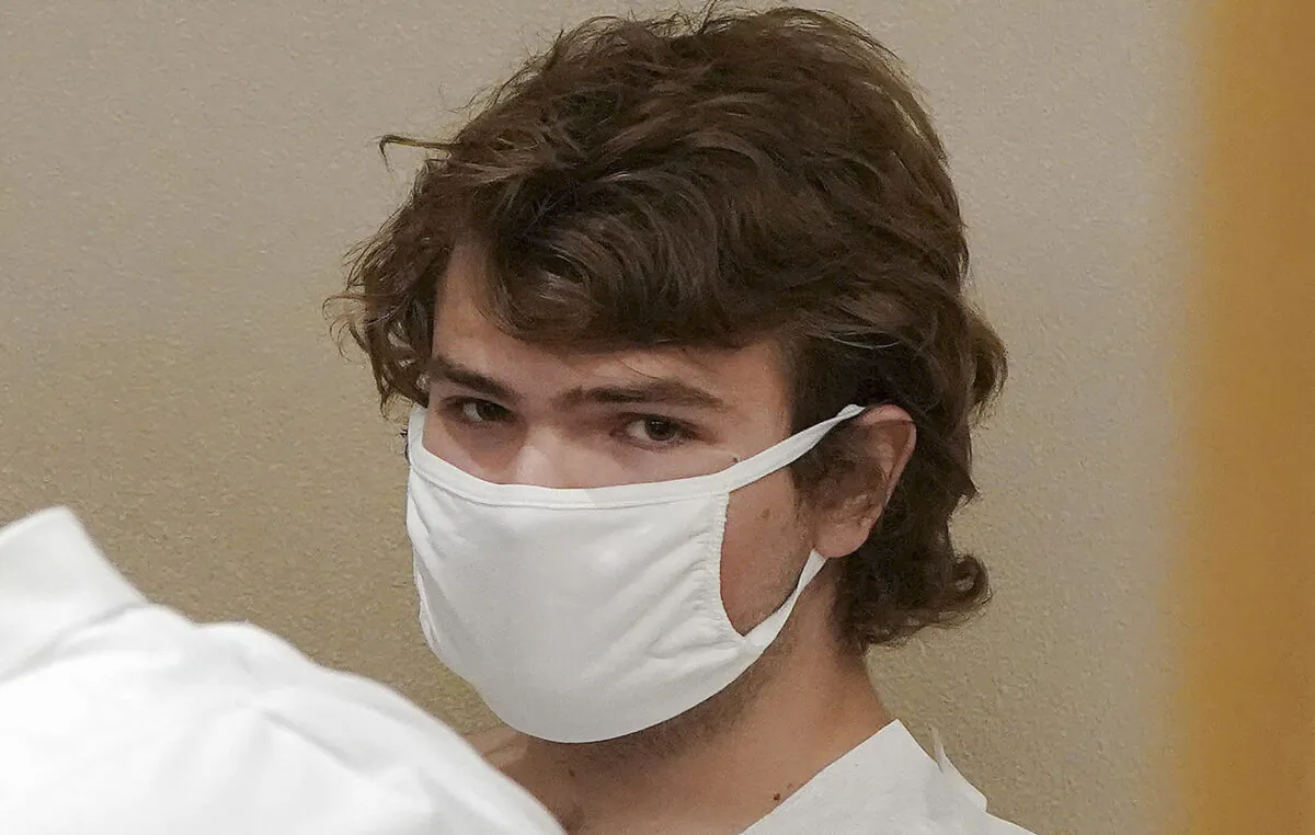 Payton Gendron appears during his arraignment in Buffalo City Court in Buffalo, N.Y., on May 14, 2022. (Mark Mulville/The Buffalo News via AP)
