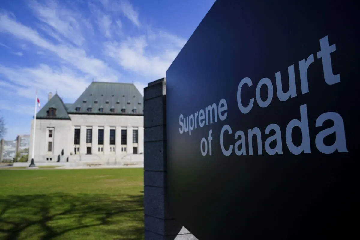 The Supreme Court of Canada in Ottawa on May 11, 2022. (The Canadian Press/Sean Kilpatrick)