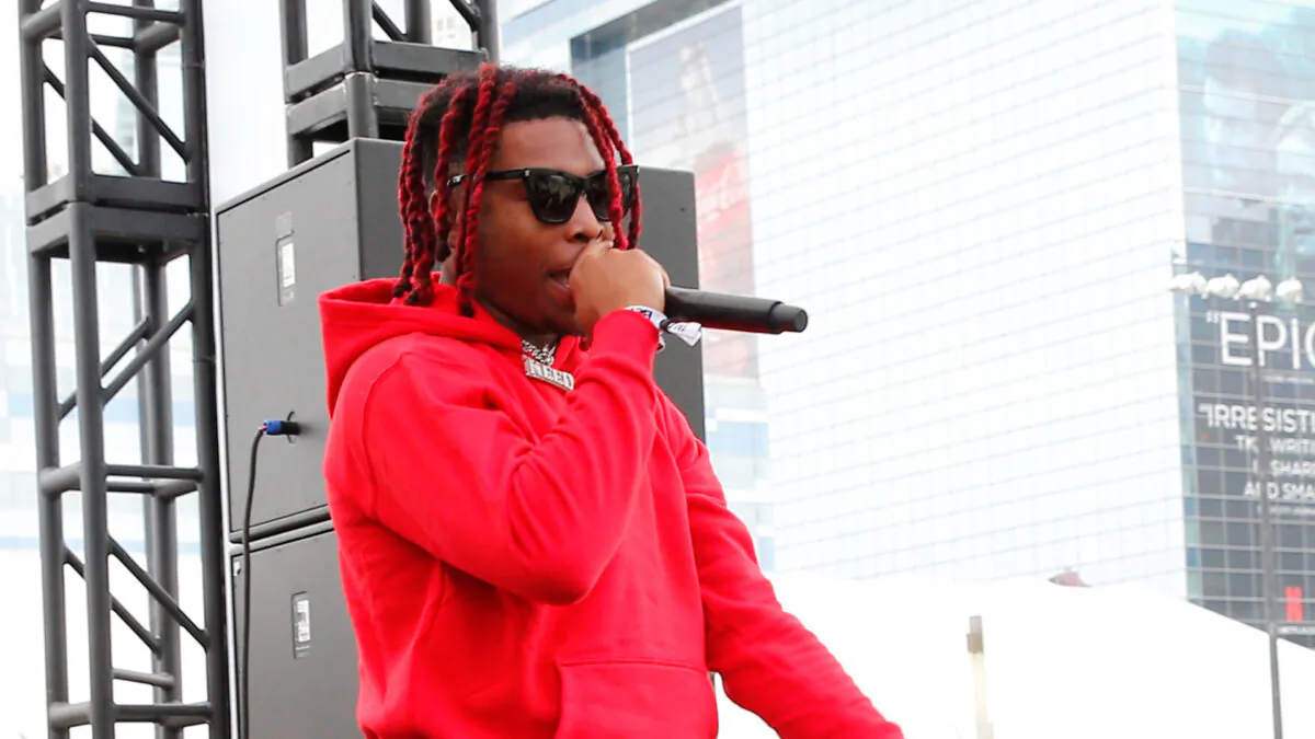 Lil Keed performs onstage during the 2019 BET Experience The Real Stage Hosted By 92.3 at Los Angeles Convention Center in Los Angeles on June 21, 2019. (Maury Phillips/Getty Images for BET)