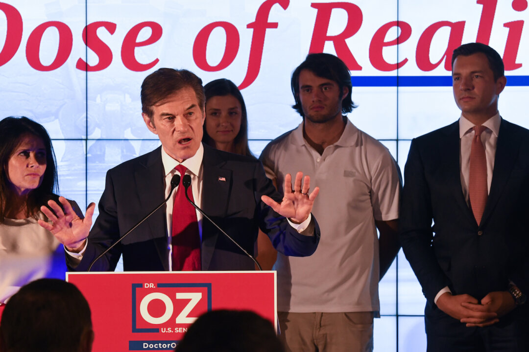 Dr. Oz Declares ‘Presumptive’ Victory in Pennsylvania GOP Primary Despite Recount