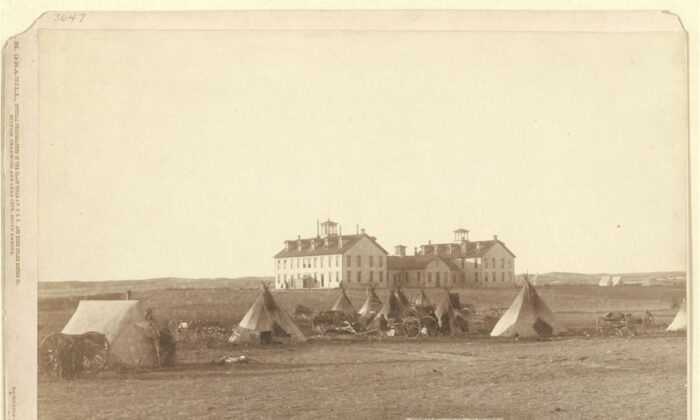 U.S. School for Indians at Pine Ridge, South Dakota, 1891. (John C. H. Grabill collection, Library of
Congress)
