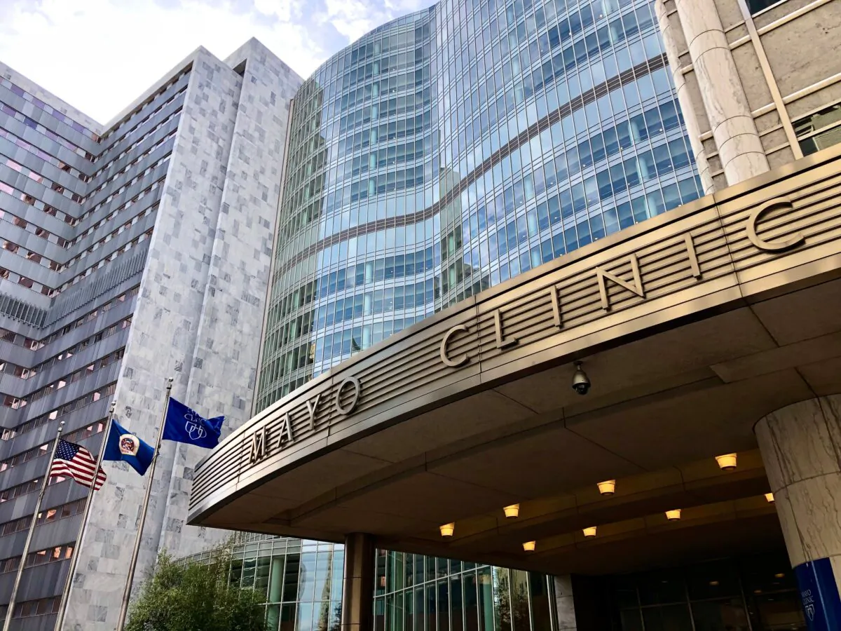 The Mayo Clinic in Rochester, Minn., on Sept. 29, 2020. (Kerem Yucel/AFP via Getty Images)