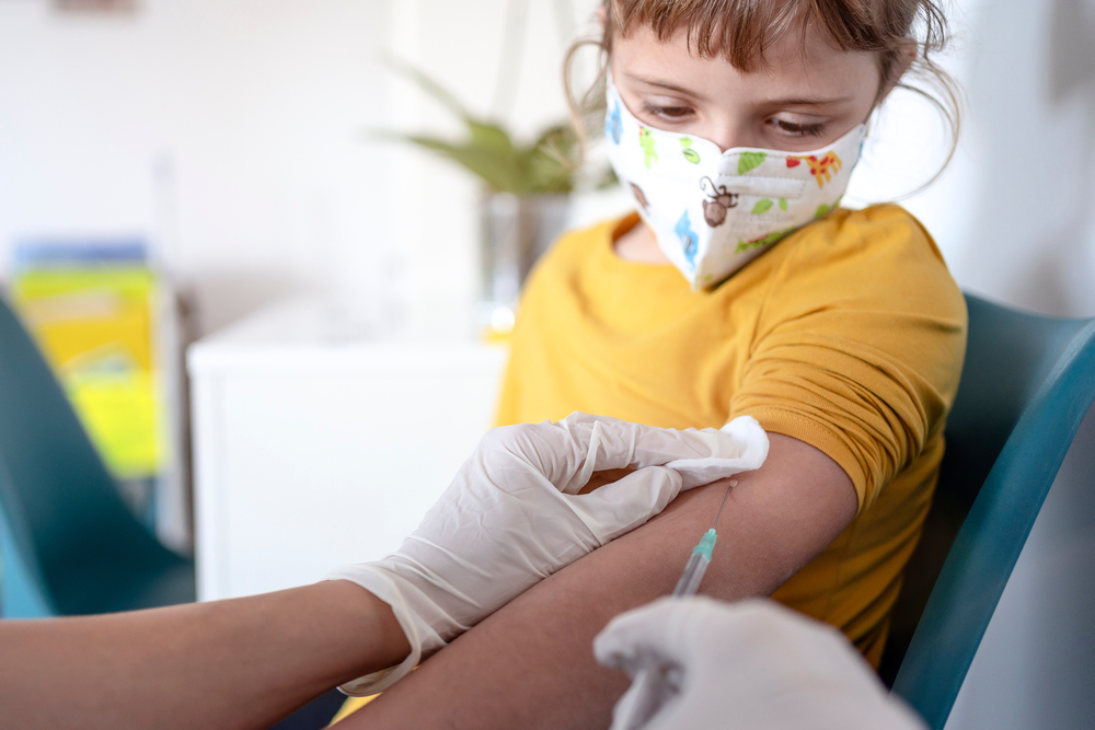 The U.S. Food and Drug Administration (FDA) amended the emergency use authorization (EUA) and authorized a booster dose of the Pfizer-BioNTech COVID-19 shot for children 5 through 11 years of age. (ShutterStock)