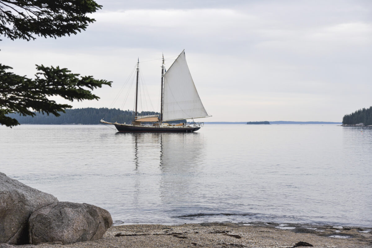 The schooner was originally an oyster dredger built in 1927. (Jill Dutton for American Essence)