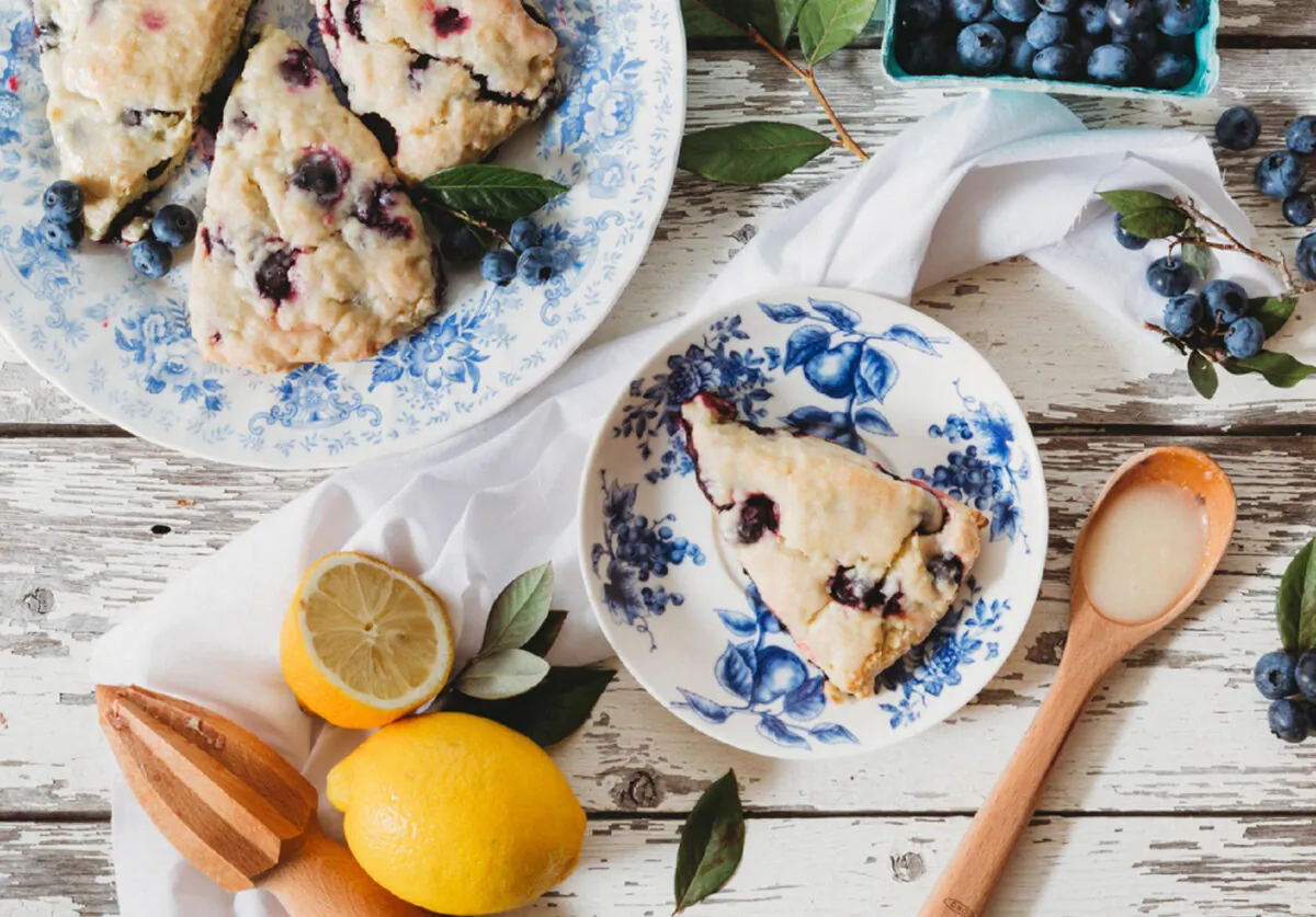 Lemon blueberry scones. (Michelle McGrady/Shutterstock)